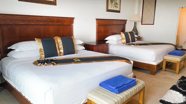 غرفة بسريرين كوين بإطلالة على البحر، Belize Dive Haven 3/5