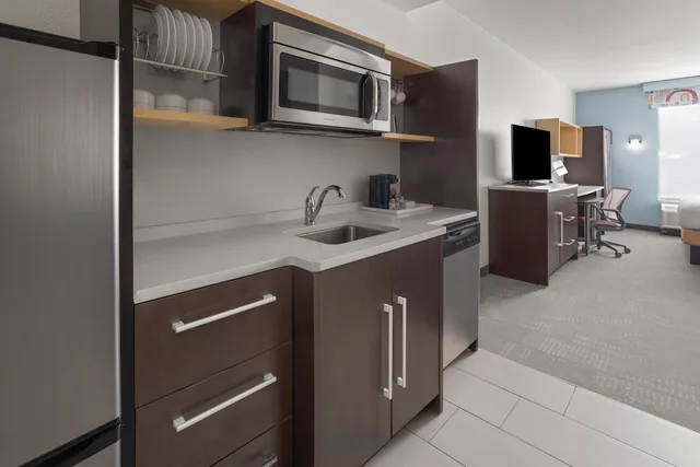 استوديو بسرير كينج بحوض استحمام لذوي الإعاقة، Home2 Suites By Hilton Meridian 4/4