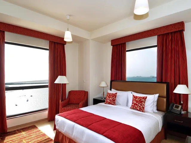 غرفة بإطلالة على البحر بـ3 غرف نوم، Roda Amwaj Suites Jumeirah Beach Residence 1/1