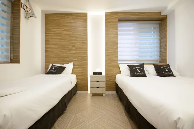 غرفة ثلاثية بسرير مزدوج وسرير فردي، K-Guesthouse Seomyeon 1 1/7