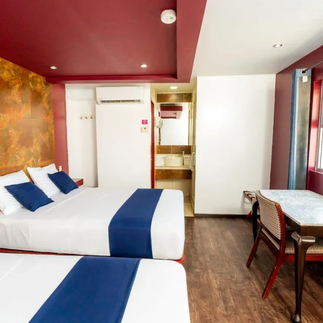 غرفة قياسية بسريرين منفصلين، CAPITAL O Hotel Rose, Ensenada 2/10