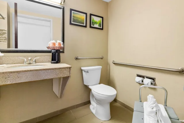 جناح بسرير مزدوج لذوي الإعاقة، Comfort Suites Lumberton North 6/7