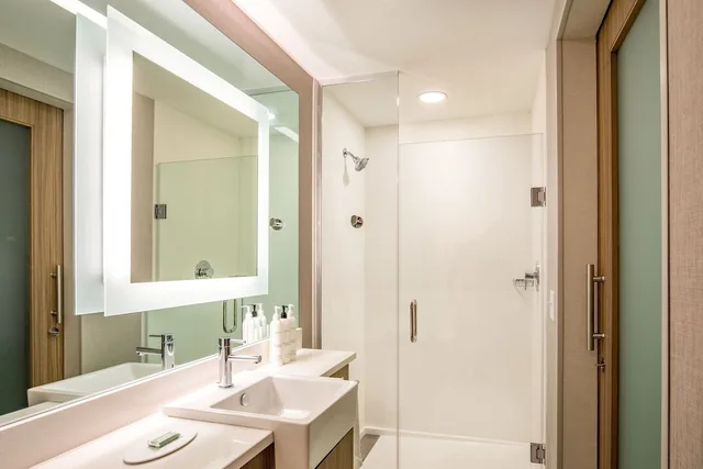 جناح بسرير كينج مع أريكة لذوي الإعاقة، SpringHill Suites by Marriott Boston Logan Airport Revere Beach 2/3