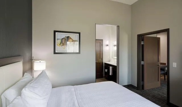جناح بسرير كينج بغرفة نوم واحدة مع أريكة، Homewood Suites By Hilton Topeka 1/2