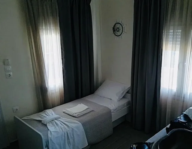 غرفة ثلاثية بسرير مزدوج بإطلالة على البحر مع أريكة، Aelia Sea View Studios 3/3
