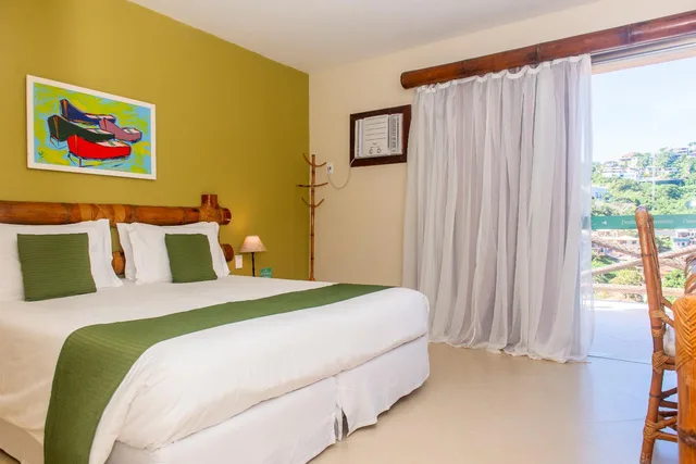 غرفة قياسية بسرير مزدوج بإطلالة على الحديقة، Rio Búzios Beach Hotel 1/7