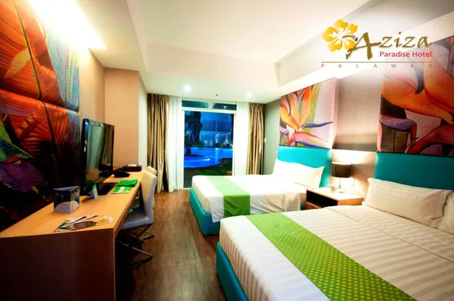 غرفة ديلوكس ثلاثية بإطلالة على المسبح، Aziza Paradise Hotel 6/9
