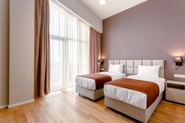 غرفة سوبيريور بسرير مزدوج أو سريرين منفصلين بإطلالة على الجبل، Tsiga Hotel Gudauri 2/4