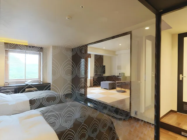 غرفة ديلوكس بفرشتي فوتون، Jozankei Tsuruga Resort Spa MORI no UTA 1/1