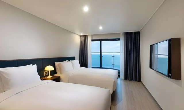 Ocean, Premier, Twin Beds، Haeundae Youngmu Parade Hotel 2/2