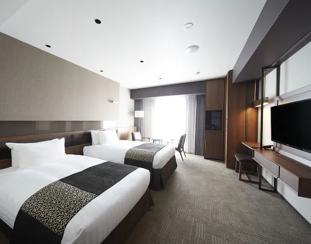 غرفة سوبيريور بسريرين منفصلين في المبنى الرئيسي، Hotel Trad Hakata 1/4