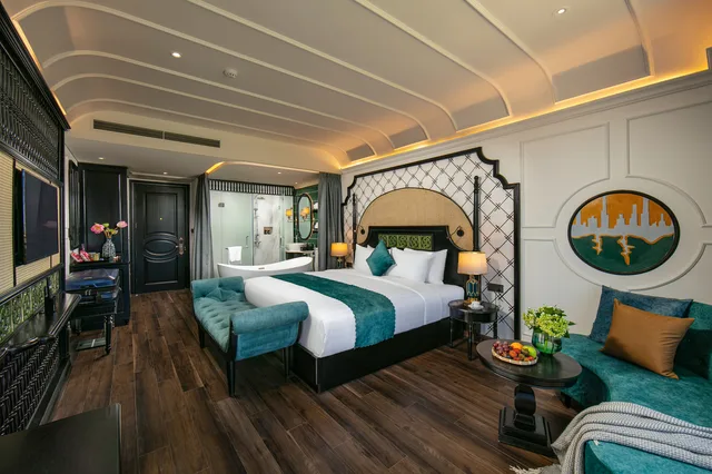 Deluxe, Double Bed, Balcony, Grand Sunrise Palace Hoi An 2/3