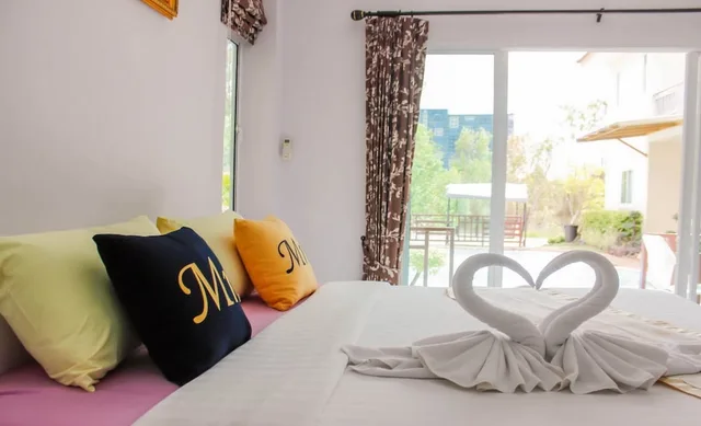 فيلا عائلية بسريرين كينج بغرفتي نوم، Charm Resort Cha-Am 4/4