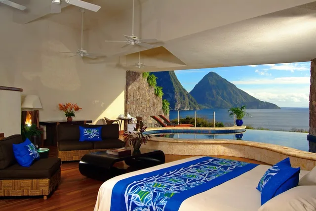 Moon, Suite, King Bed، Jade Mountain - Adults Only 1/1