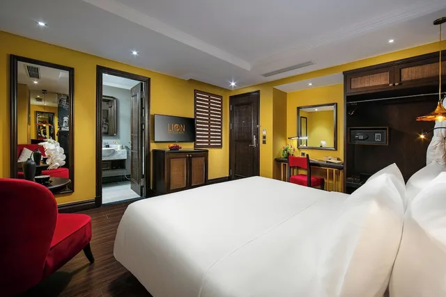 غرفة بريميوم ديلوكس بسرير كوين بإطلالة على المدينة، Hanoi Lion Boutique Hotel 5/10