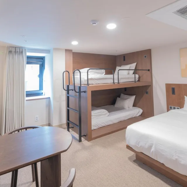غرفة ديلوكس عائلية بسرير فردي، Hotel Myeongdongjang 3/6