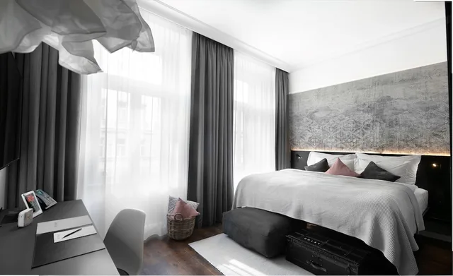 غرفة قياسية بسرير كوين، THE MANES Boutique Hotel Prague 2/5