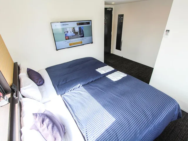 Semi Room, 2 Semi Double Beds, Smoking، Hotel Livemax Kyoto Teramachi Dori 1/3