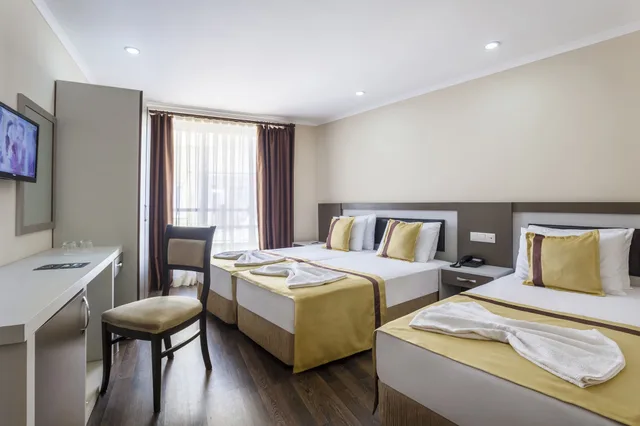 غرفة ثلاثية بسرير مزدوج وسرير فردي، AYHAN HOTEL 1/3