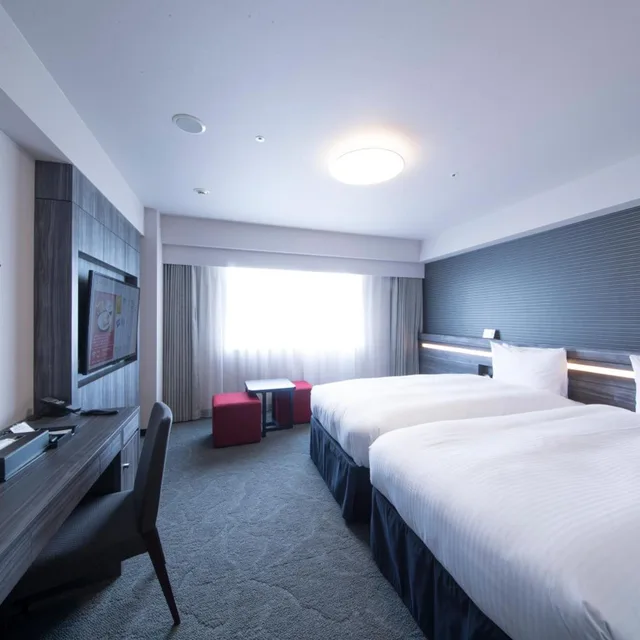 غرفة مفردة بسريرين منفصلين للمدخنين، Richmond Hotel Kumamoto Shinshigai 3/8