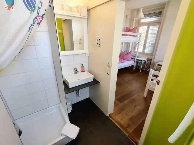 1 Bedroom, Basic, Triple, Single Bed, Bunk Bed, Mountain Side، Adventure Hostel Interlaken 1/1