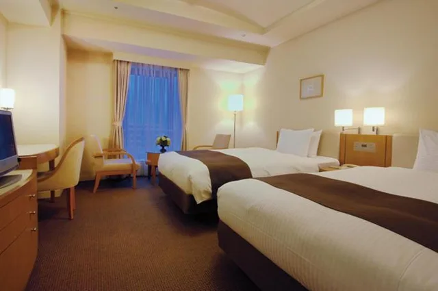 غرفة بسريرين منفصلين، Rembrandt Hotel Atsugi 3/3
