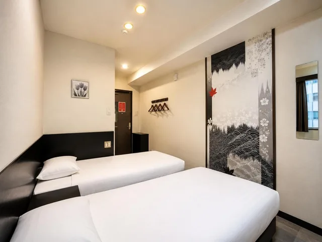 Room, Twin Beds, Arashi Hotel Namba 8/10