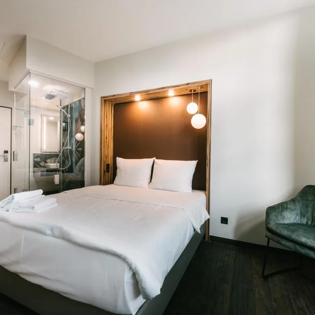 غرفة قياسية بسرير مزدوج، Travel24 Hotel Leipzig City 2/10