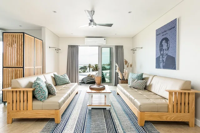 شقة بسرير كينج بإطلالة على الشاطئ بغرفة نوم واحدة، Camps Bay Village 5/8