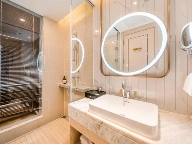غرفة بزنس بسريرين منفصلين، Vienna International Hotel(Chongqing Airport Shop) 10/10