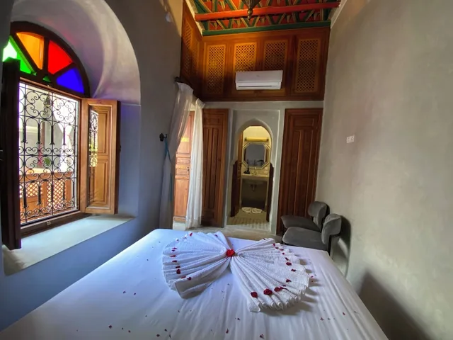 غرفة كومفورت بسرير مزدوج، Riad BAB YACOUT PISCINE and SPA 1/7
