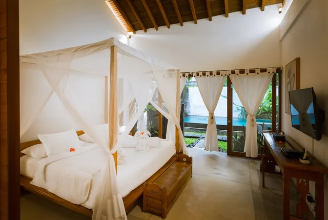 فيلا بسريرين كينج بغرفتي نوم بمسبح خاص، De Ubud Villas Spa 1/4