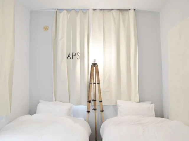غرفة بسريرين منفصلين، Apartment Hotel Shinjuku 3/5