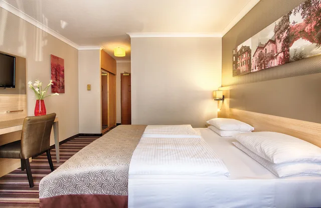 غرفة كومفورت بسرير كوين، Leonardo Hotel Dusseldorf Airport Ratingen 3/10