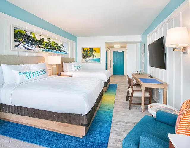 غرفة قياسية بسرير كوين، Margaritaville Jacksonville Beach 1/1