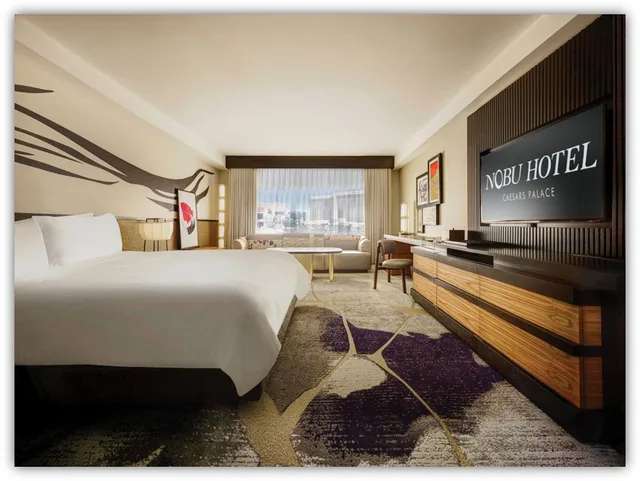 غرفة فاخرة بسرير مزدوج، NOBU Las Vegas - A Caesars Rewards Destination 1/1