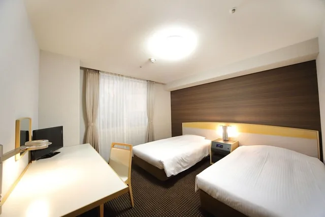 Room, Twin Beds, Smoking, Hotel Awina Osaka 1/4