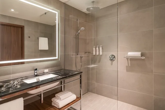 غرفة بريميوم بسرير كينج، Geneva Marriott Hotel 4/4