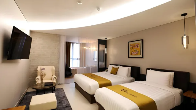 غرفة تنفيذية بسريرين منفصلين، REST HOTEL 1/2