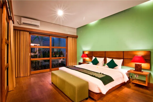 شقة ديلوكس بسرير كينج بإطلالة على الحديقة بغرفة نوم واحدة، The Green Zhurga Suites 6/10