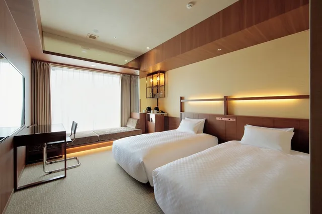 غرفة ركنية بسريرين منفصلين، Candeo Hotel Utsunomiya 1/3
