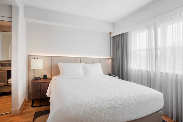 جناح بسريرين مزدوجين بغرفتي نوم، Residence Inn at Aventura Mall Marrriott 2/6