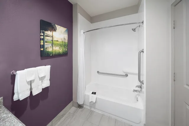 غرفة ديلوكس بسرير كينج مع أريكة لذوي الإعاقة، La Quinta Inn Suites Boutte 4/4