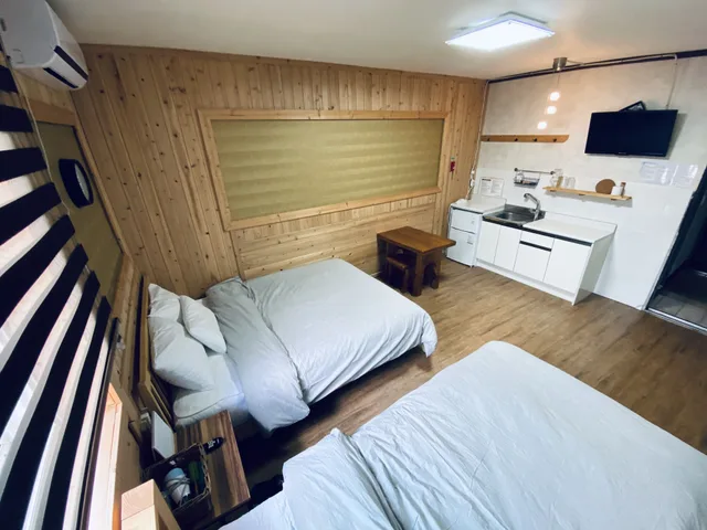 غرفة عائلية ثلاثية بسرير كوين وسرير فردي، Smile Resort Sokcho 1/4