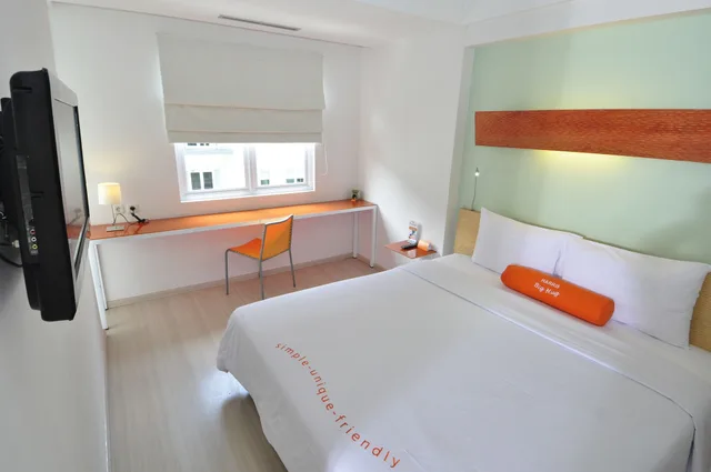 1 Bedroom, Harris, Residence, Twin Beds، HARRIS Hotel & Residence Riverview Kuta - Bali 1/5