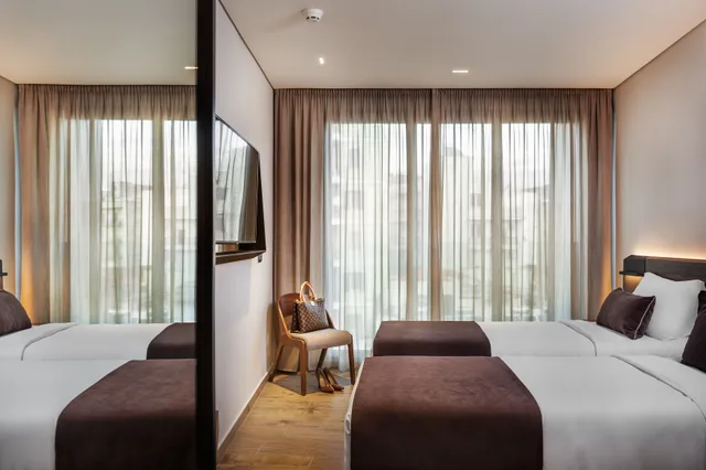 غرفة متصلة عائلية بسريرين منفصلين بإطلالة على المدينة، Ad Imperial Plus Hotel Thessal 1/7