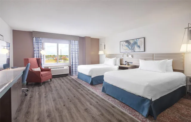 غرفة بريميوم بسريرين كوين، Hilton Garden Inn Des Moines/Urbandale 2/3