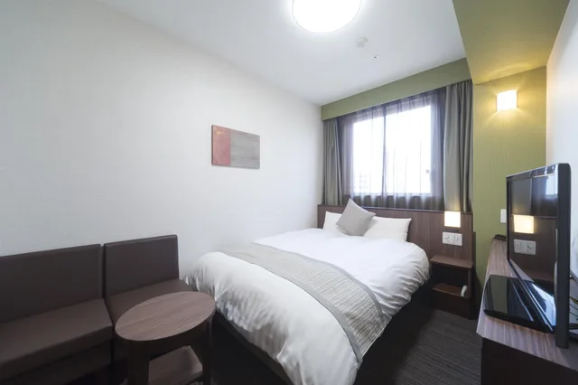 Standard, Double Bed, Myojin no Yu Dormy Inn Premium Kanda 1/2