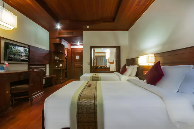 غرفة ديلوكس بسرير مزدوج أو سريرين منفصلين، Borei Angkor Resort & Spa 5/10