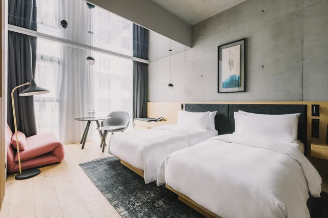 غرفة بريميوم بسريرين منفصلين، Nobu Hotel Warsaw 1/2